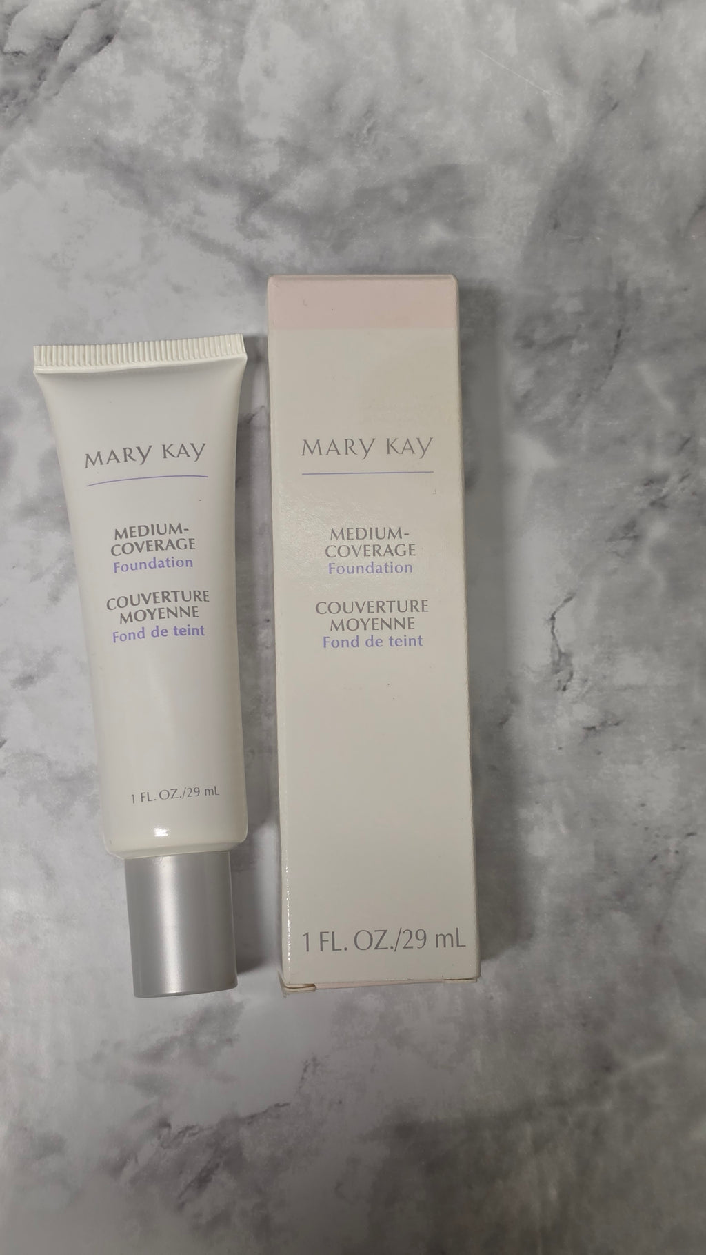Actual stocked vintage Mary Kay Classic Liquid Foundation tube and retail box