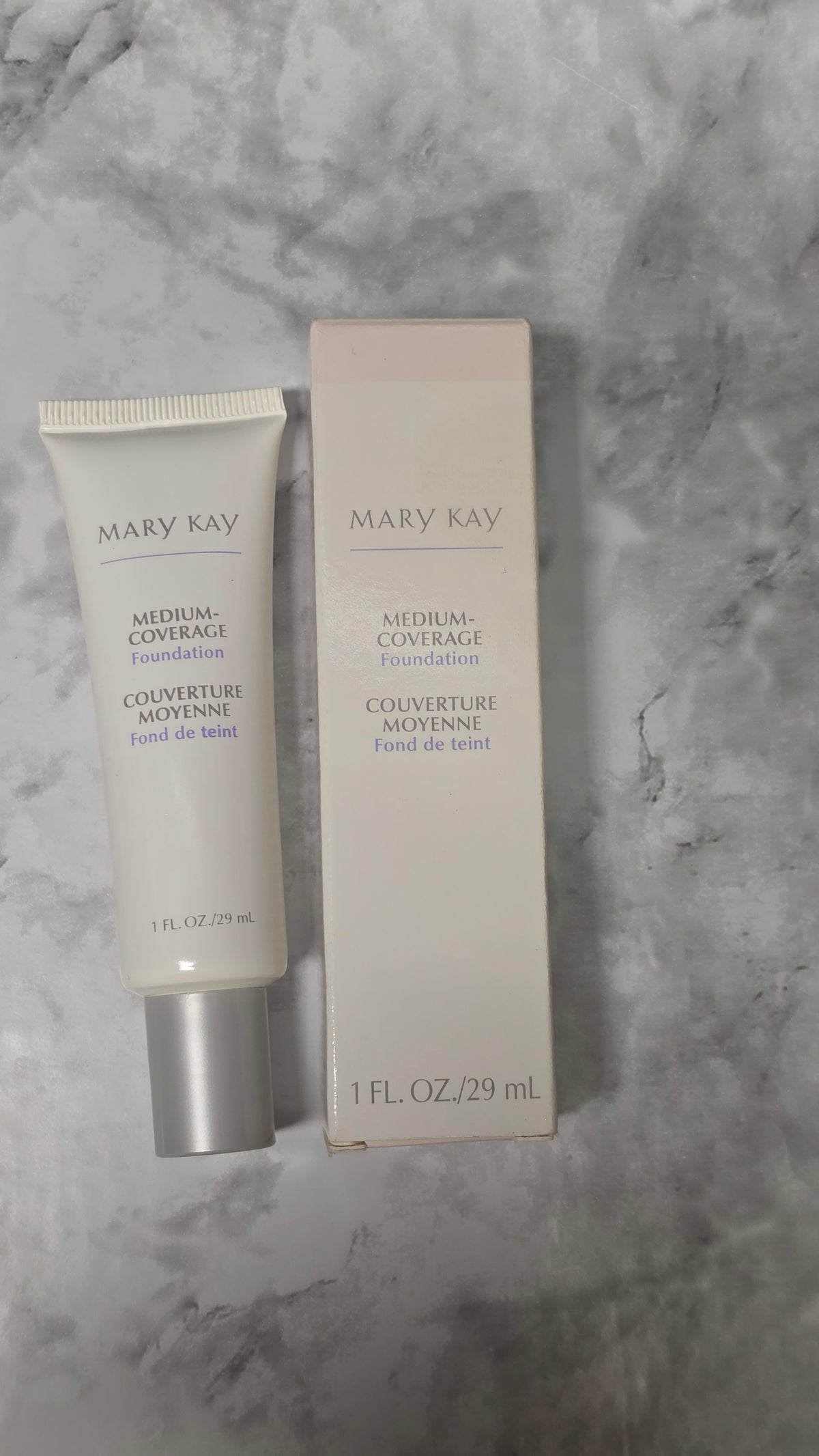 Actual stocked vintage Mary Kay Classic Liquid Foundation tube and retail box