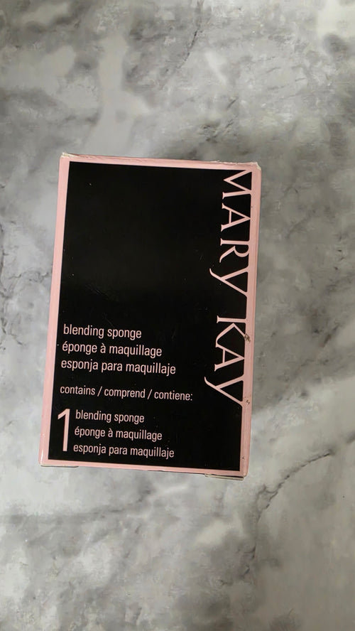 Mary Kay Blending Sponge 114898 in its black and pink retail box