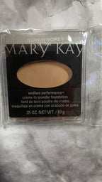 Actual stocked Mary Kay Endless Performance Creme to Powder Foundation Ivory 1 in compact sealed