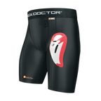Shock Doctor Core Compression Short with BioFlex Cup - Boys M Pink