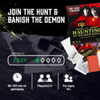 Hunt A Killer paranormal game box for "The Haunting at Wicker Ridge" featuring eerie artwork and mystery elements.