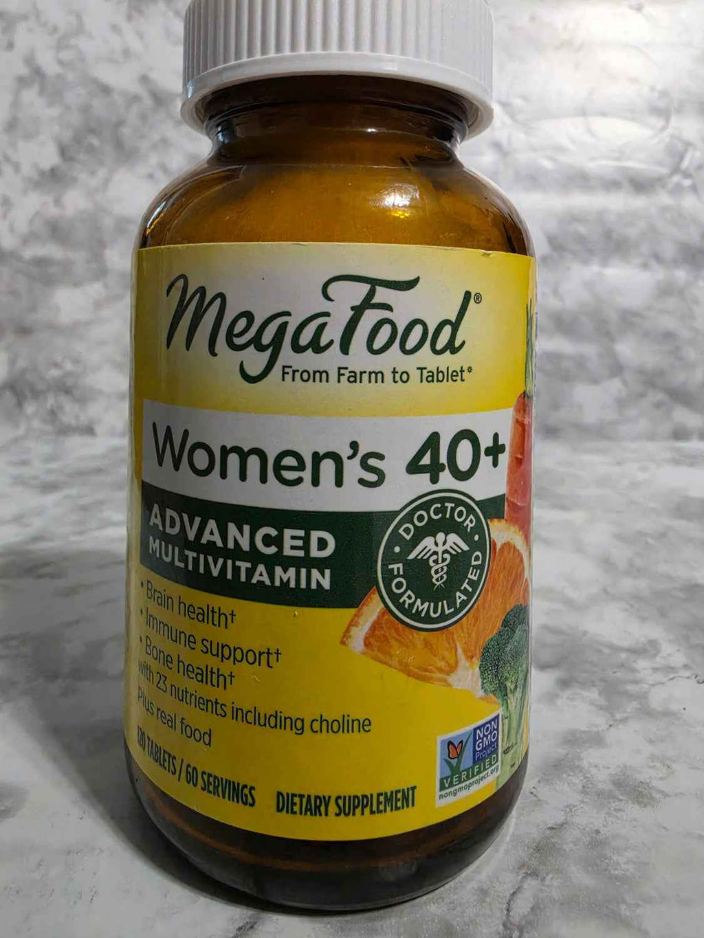 MegaFood Women's 40+ Advanced Multivitamin, 120 Tablets