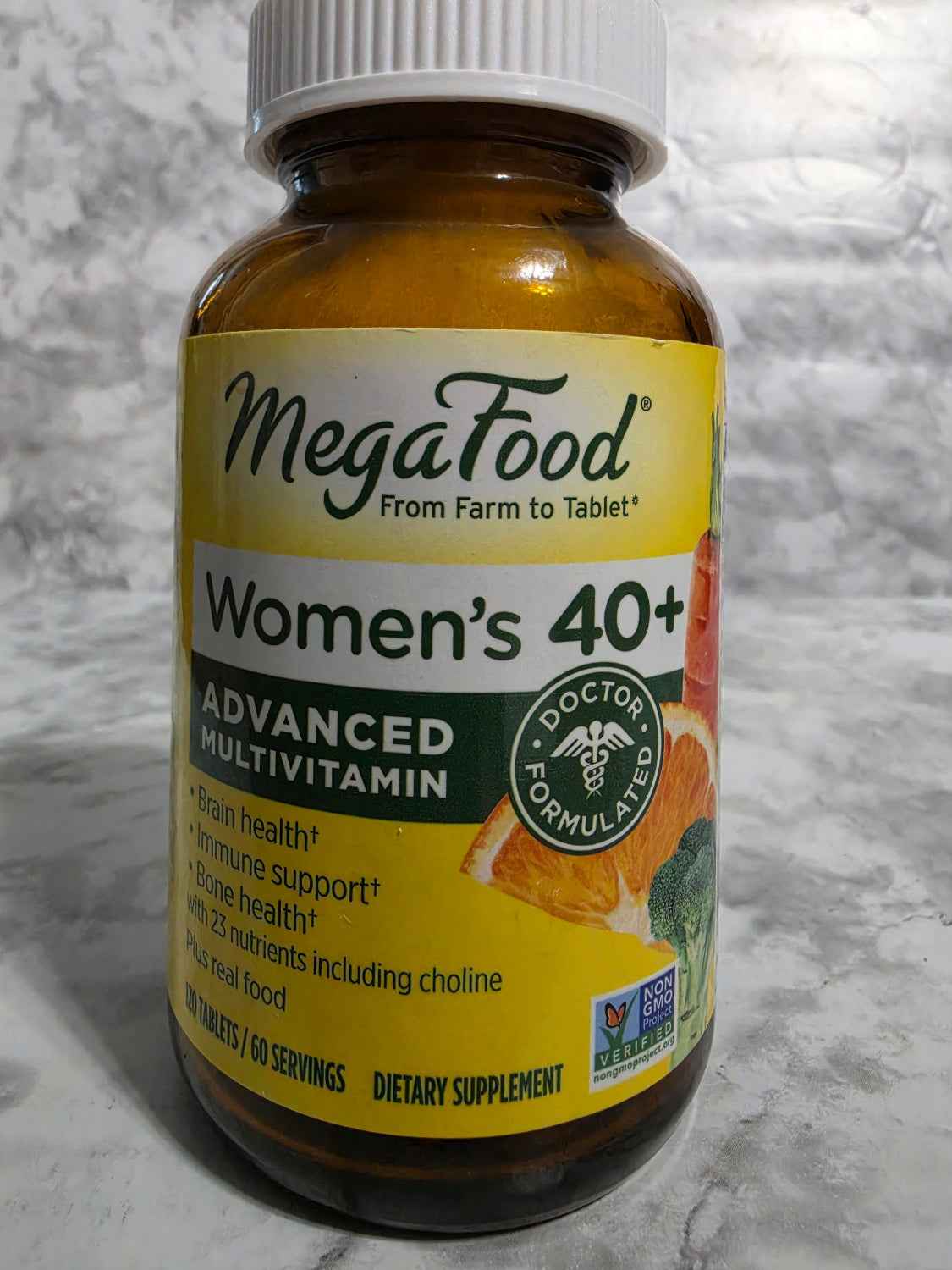 MegaFood Women's 40+ Advanced Multivitamin, 120 Tablets