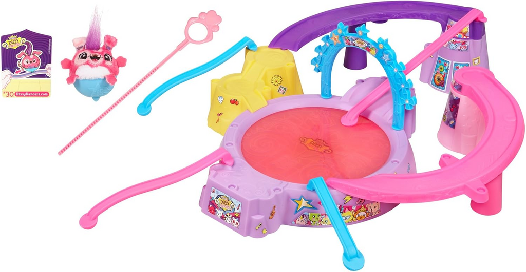 FurReal Friends Dizzy Dancers Spin 'n Glow Disco Playset