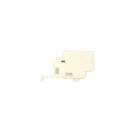 White wall-mounted light fixture on a white background