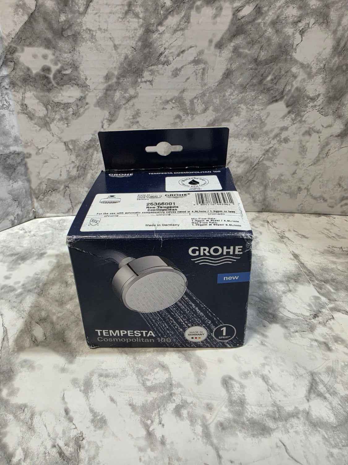 Grohe Tempesta Cosmopolitan 100 Shower Head, 1-Spray, Chrome