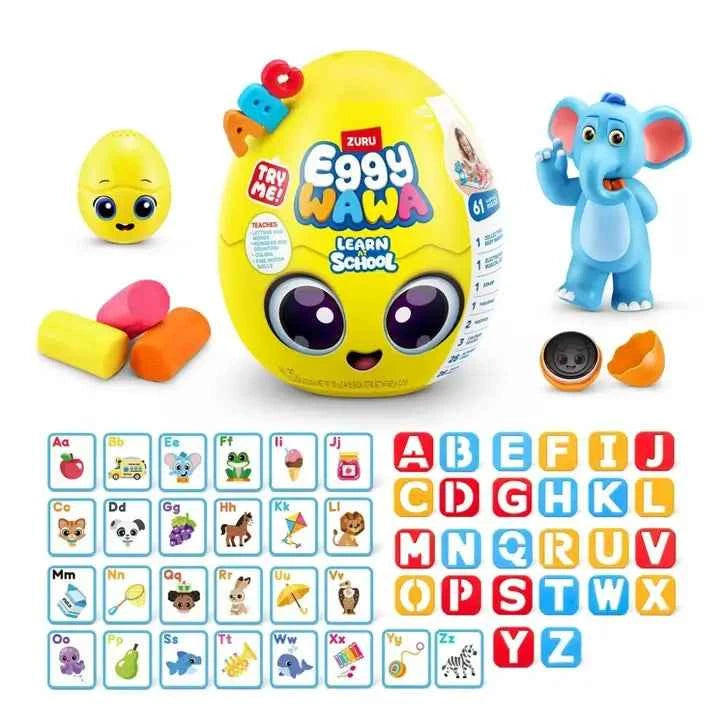 ZURU Eggy Wawa Learn at School Surprise Egg | Interactive Musical Learning Toy (60+ Pieces)