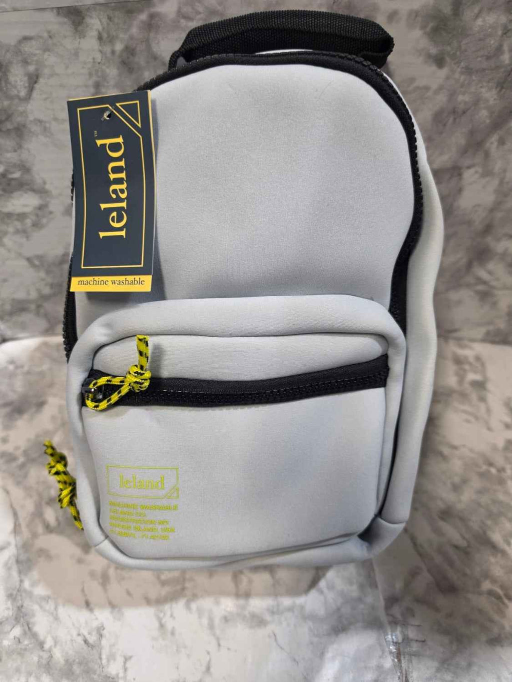 Leland Co. Ryder Machine Washable Neoprene Lunch Bag - Grey