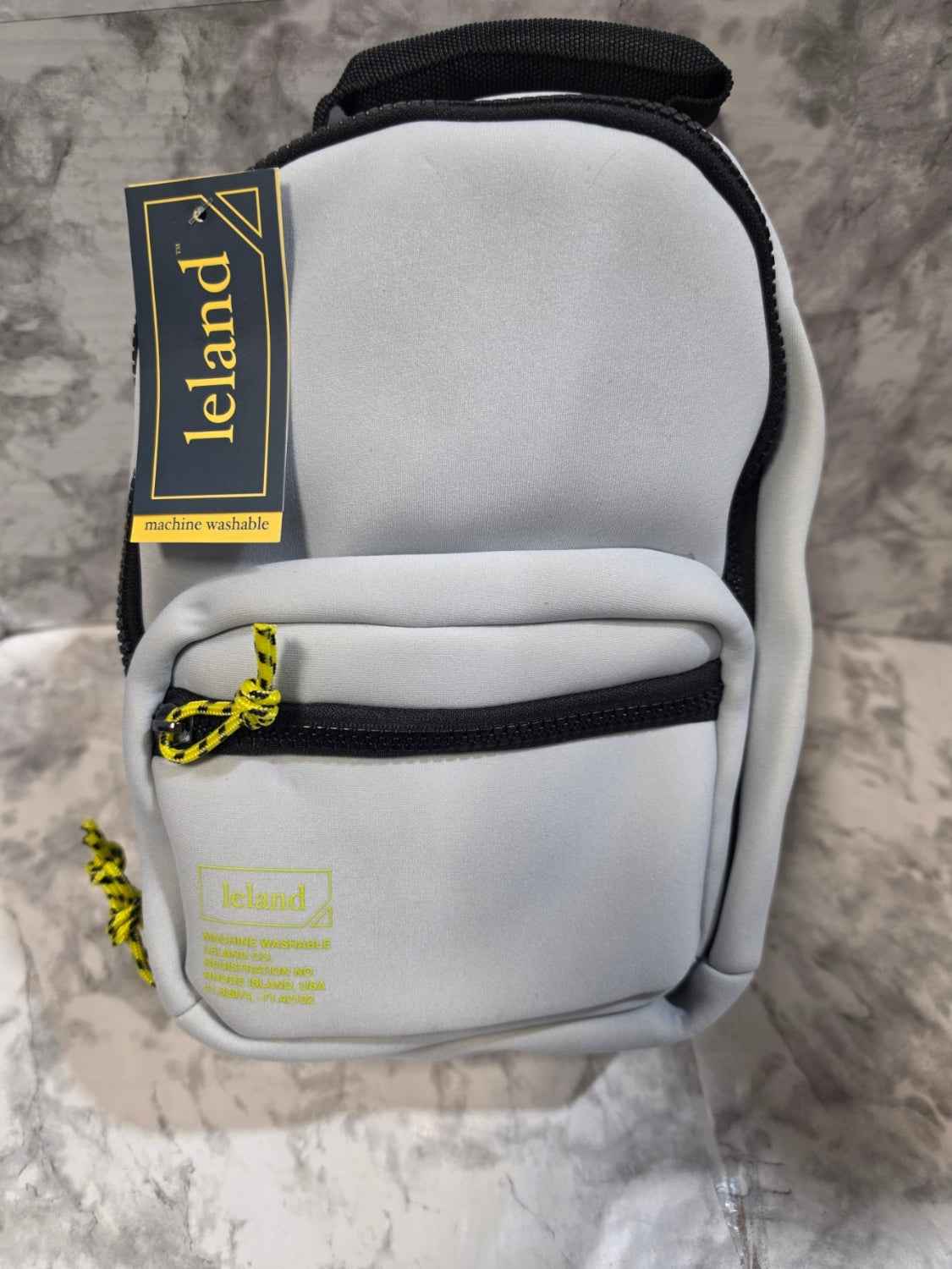Leland Co. Ryder Machine Washable Neoprene Lunch Bag - Grey