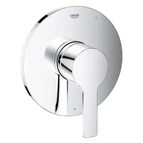 Grohe bathroom faucet handle on a white background