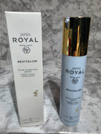Jatra Royal Revitalize skincare product on a marble surface