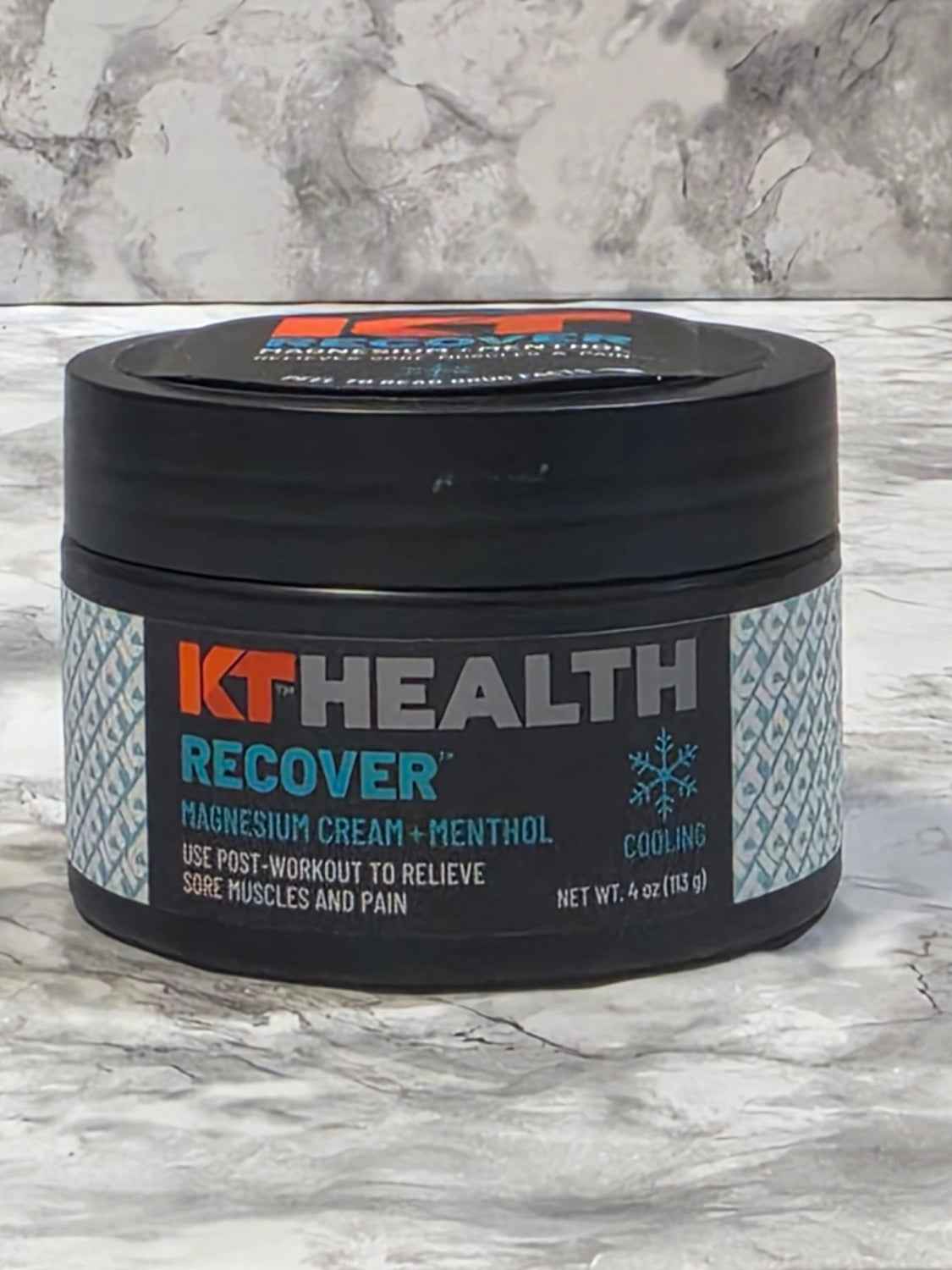 KT Health Recover Magnesium Cream + Menthol — Cooling, 4 oz