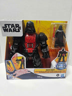 Hasbro Darth Vader mech and 4-inch figure in original open-front retail packaging.