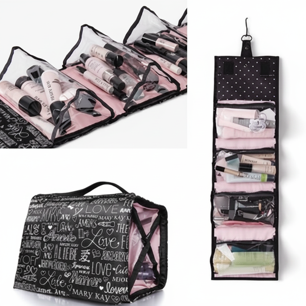 Mary Kay Travel Roll-Up Bag & Face Case Mirror Set – Discover What You Love