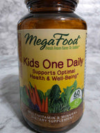 MegaFood Kids One Daily Multivitamin & Mineral Tablets – 60ct