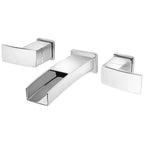 Pfister Kenzo 2-Handle Wall Mount Lavatory Faucet — Polished Chrome (LG49-DF1C)