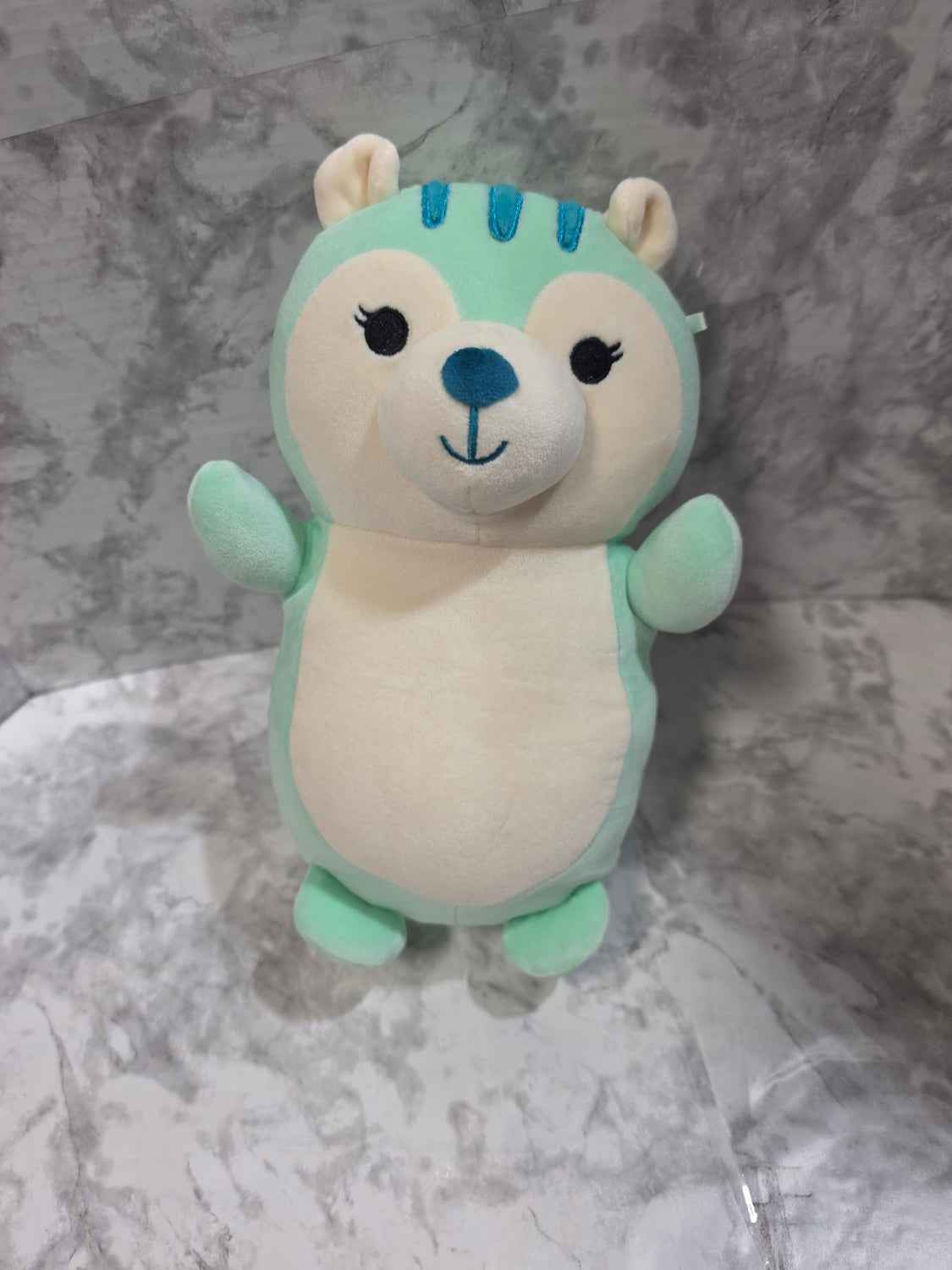 Squishmallows Hug Mees 10" Mint Squirrel Plush w/ Adoption Certificate