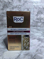 RoC Retinol Correxion Line Smoothing Night Serum Capsules, 30 Count