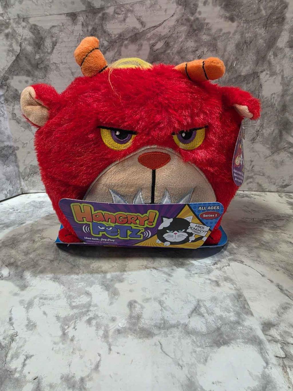 Jay at Play Hangry Petz Series 1 Rogue Red Monster Interactive Plush
