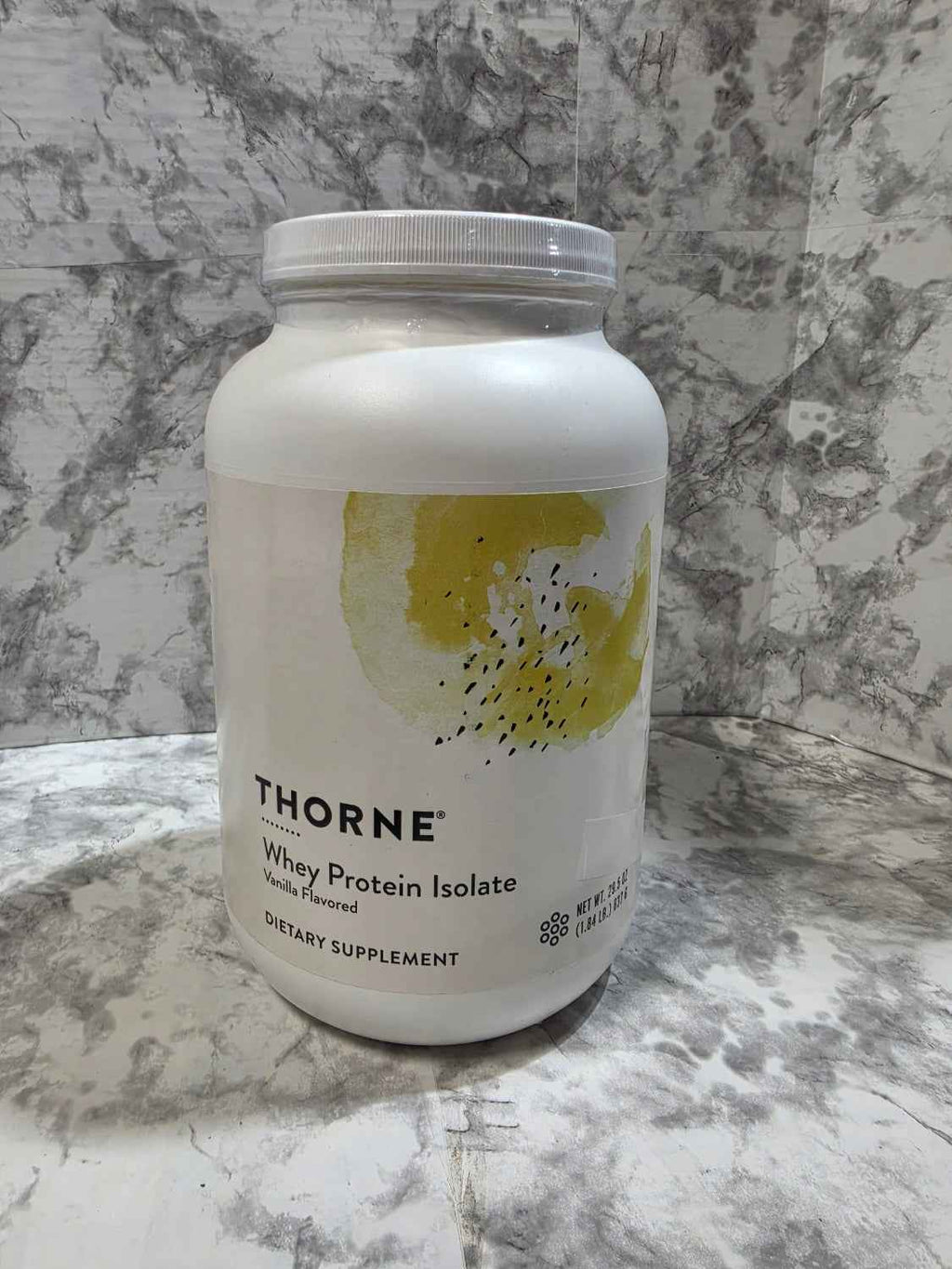 Thorne Whey Protein Isolate – Vanilla, 29.5 oz, 30 Servings
