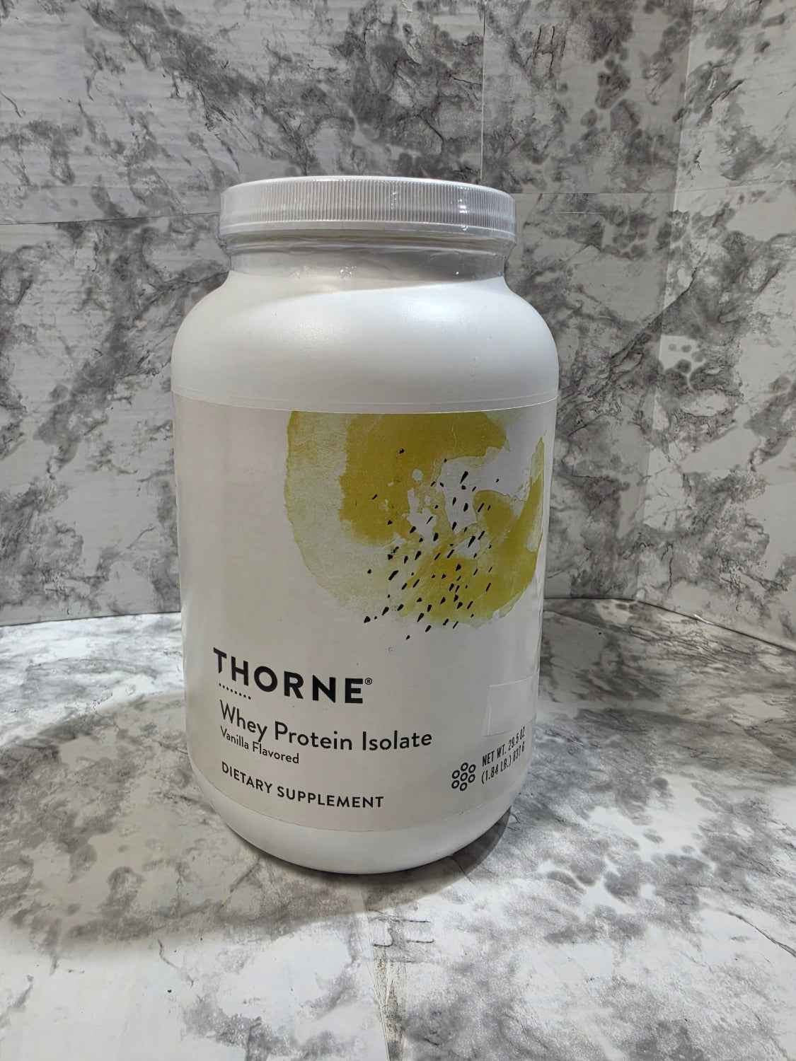 Thorne Whey Protein Isolate – Vanilla, 29.5 oz, 30 Servings