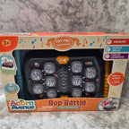 Real Acorn Avenue Bop Battle electronic game retail box showing the game and two mallets, ages 3 and up