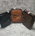 Actual bags: Black at left, Khaki in the center and Dark Brown at right