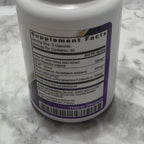 Original photograph of actual AdvoCare Carb-Ease Plus bottle Supplement Facts, ingredients and T4462 label