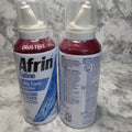 Actual stocked Afrin Saline Daily Care Nasal Mist two-can set, sealed