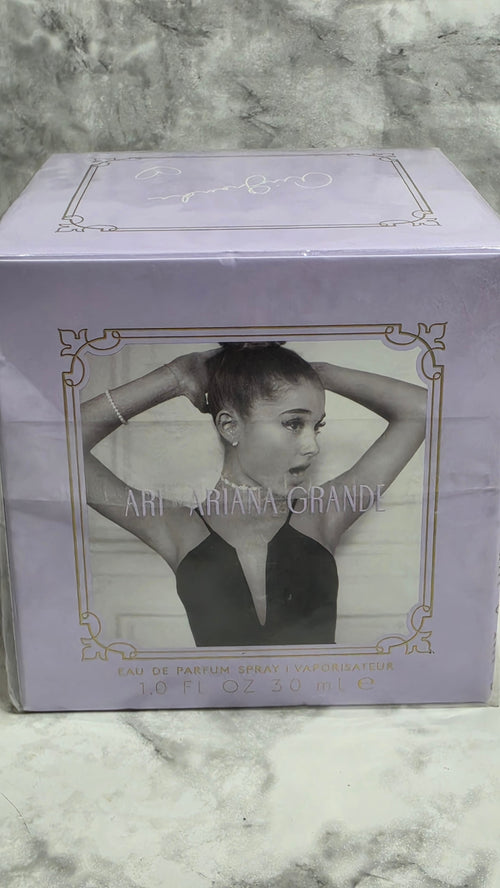 ARI by Ariana Grande Eau de Parfum Spray 1 fl oz retail box on marble