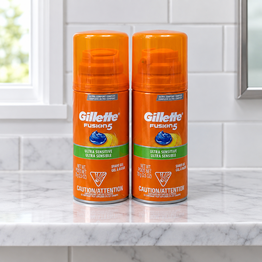 Bathroom shelf view