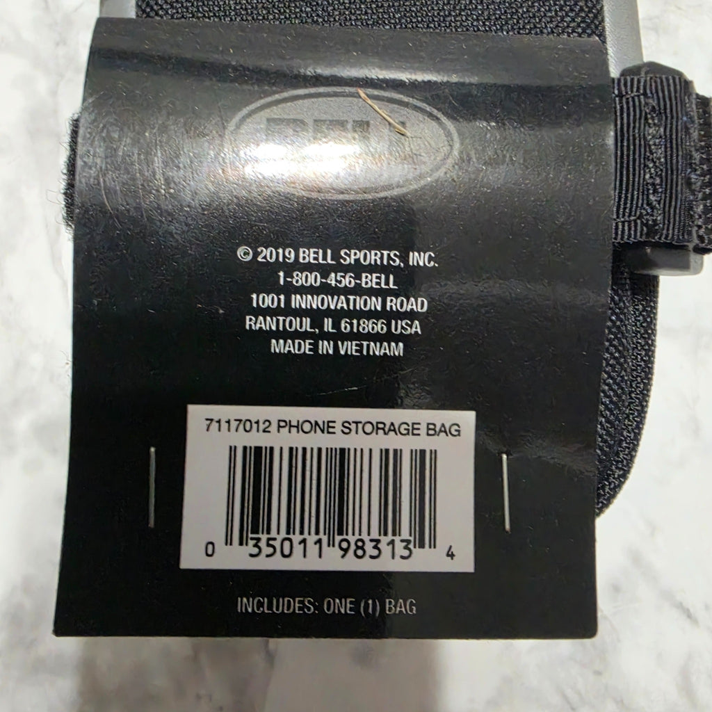 Actual retail card showing Bell model 7117012 and UPC 035011983134