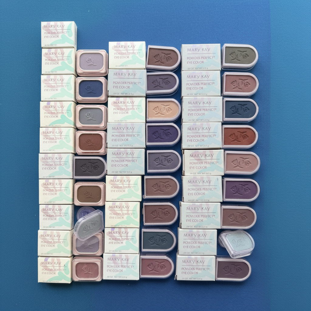 Blue-background assortment cover