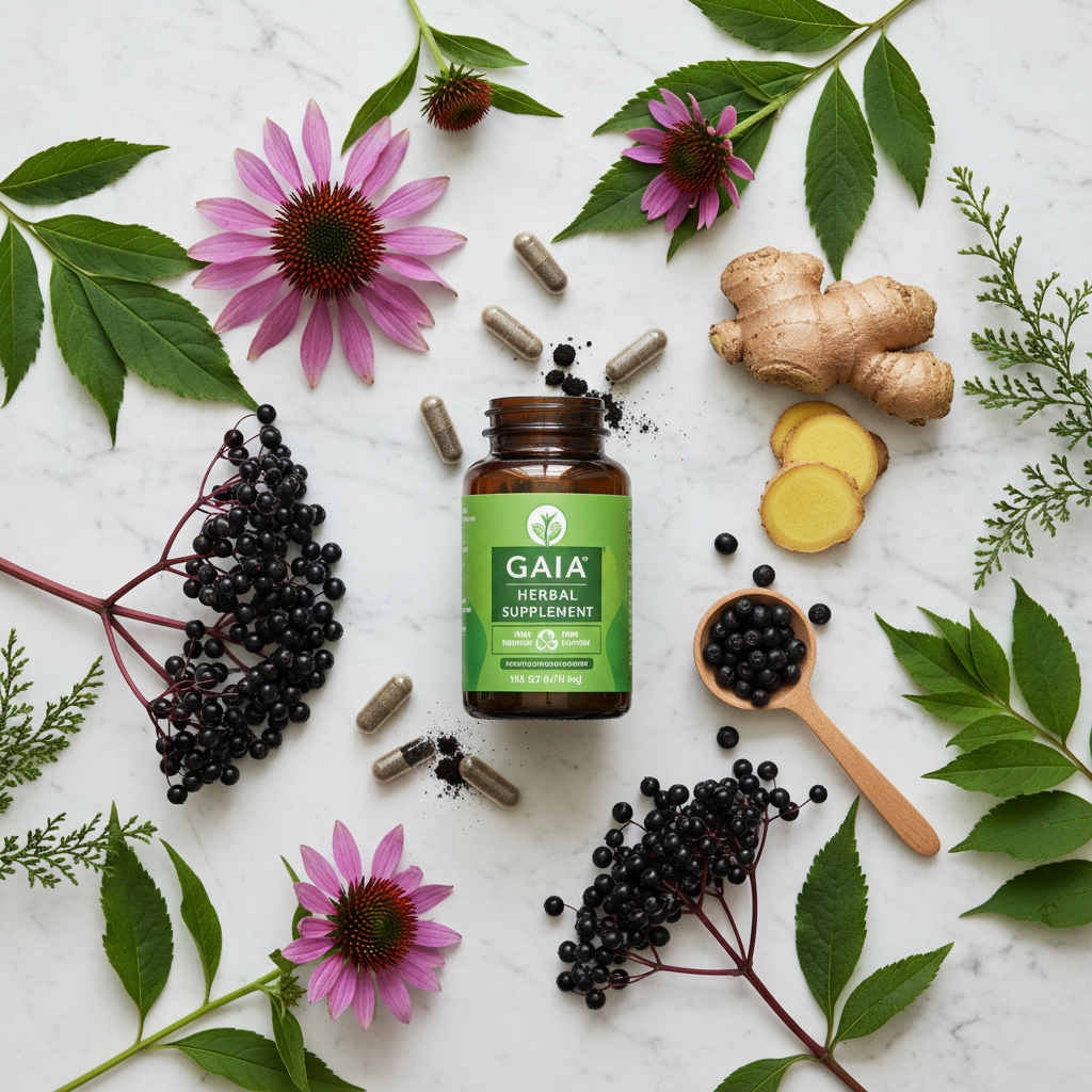 Botanical Flat Lay