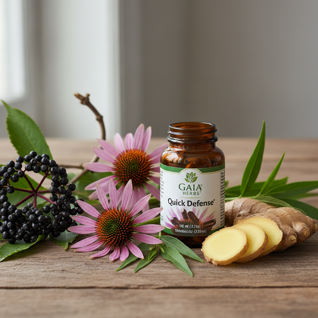 Bottle with Botanicals