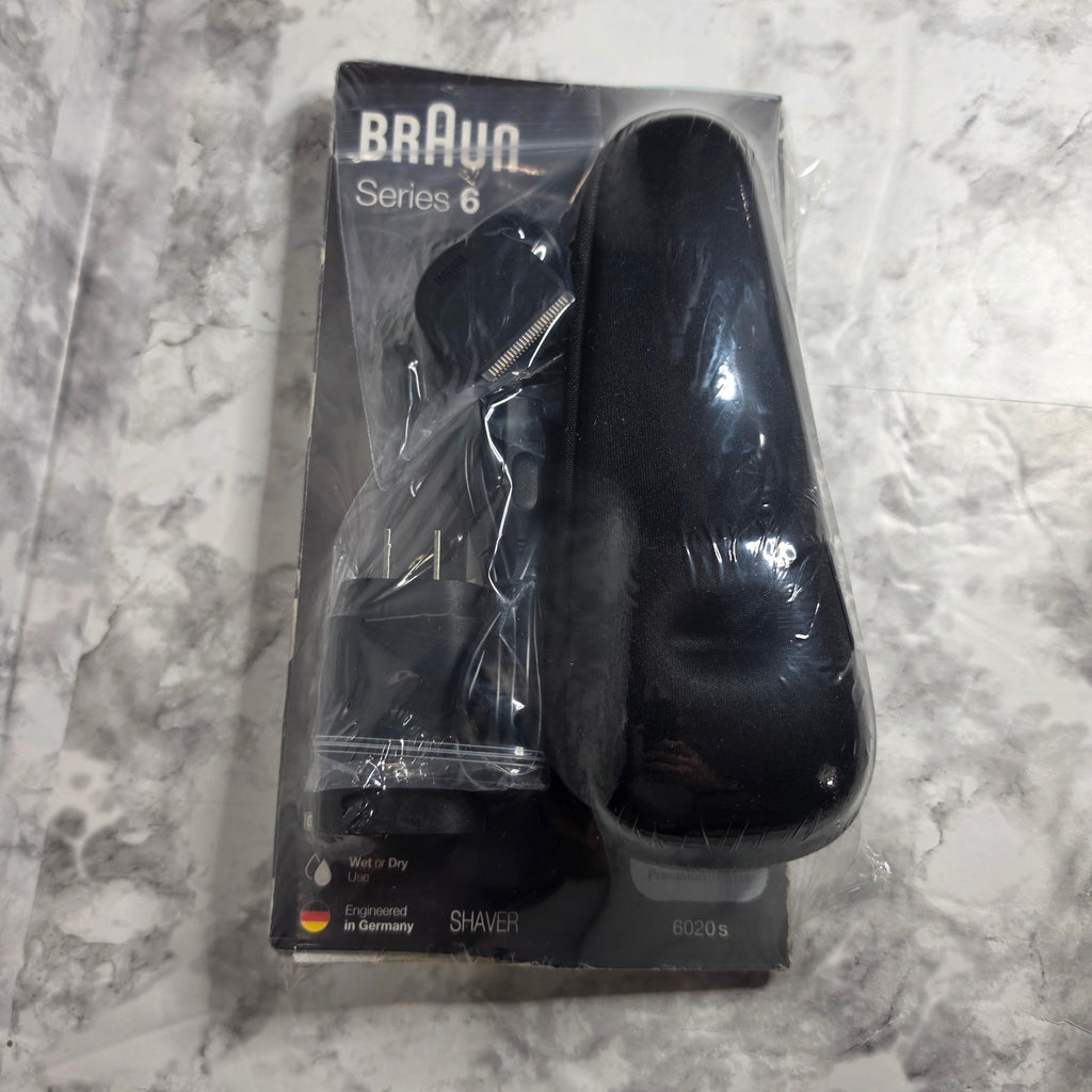 Braun Series 6 shaver kit packed for delivery with usable original box portions