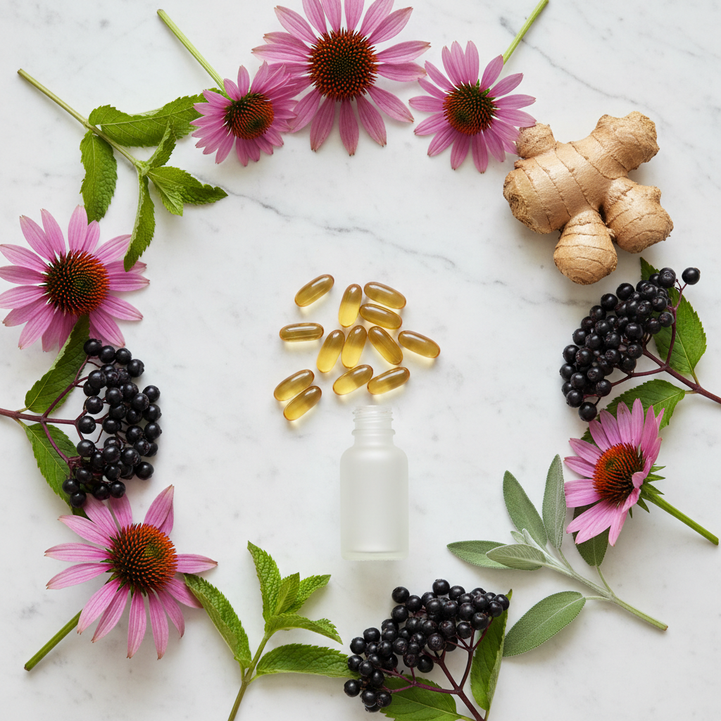 Capsules Flat Lay