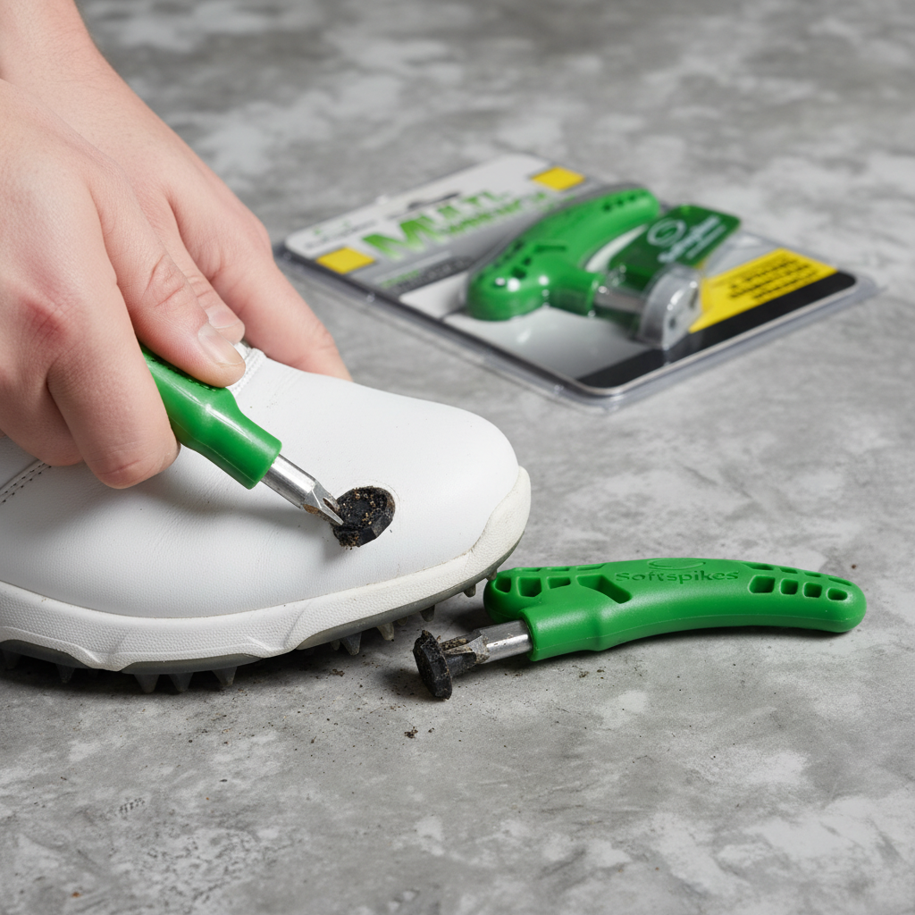 Cleat-ripper removal close-up