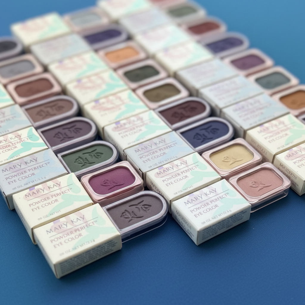 Close-detail eyeshadow pan cover