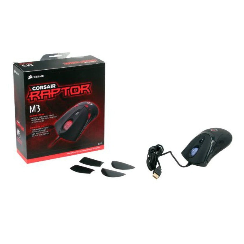 Corsair Raptor M3 Gaming Mouse & ROCCAT Kanga Mousepad Bundle