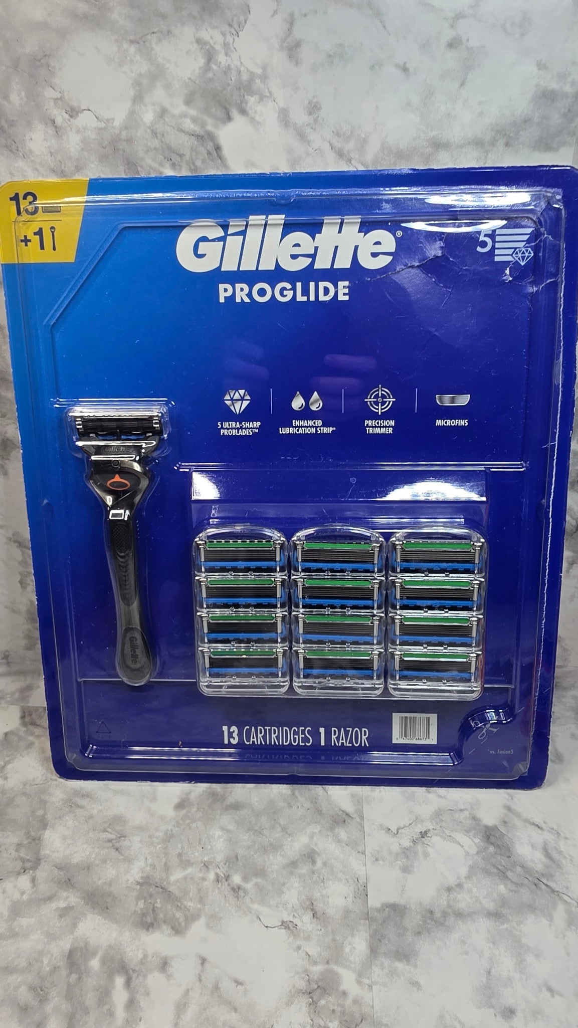 Gillette ProGlide Razor Value Pack, 1 FlexBall Handle  13 +1 Cartridges
