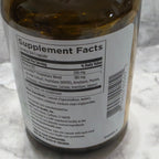 Original photograph of actual Digestzymes bottle Supplement Facts, ingredients including ox bile, directions and UPC