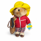 Eden Paddington golfer bear with yellow hat, red jacket, golf bag and original tags