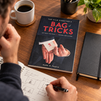 Mark W. Travis The Film Director's Bag of Tricks paperback in an AI-generated planning scene; props not included