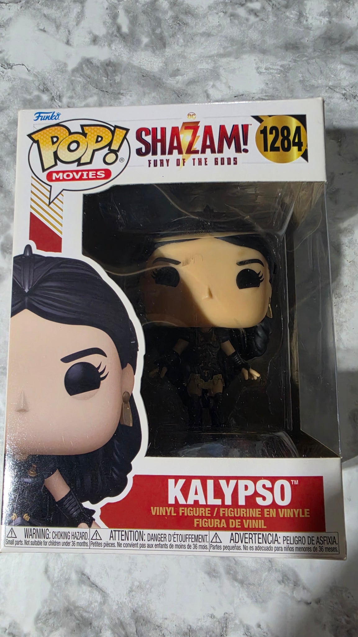 Funko Pop! Shazam! Fury of the Gods Kalypso #1284 in the original window box.