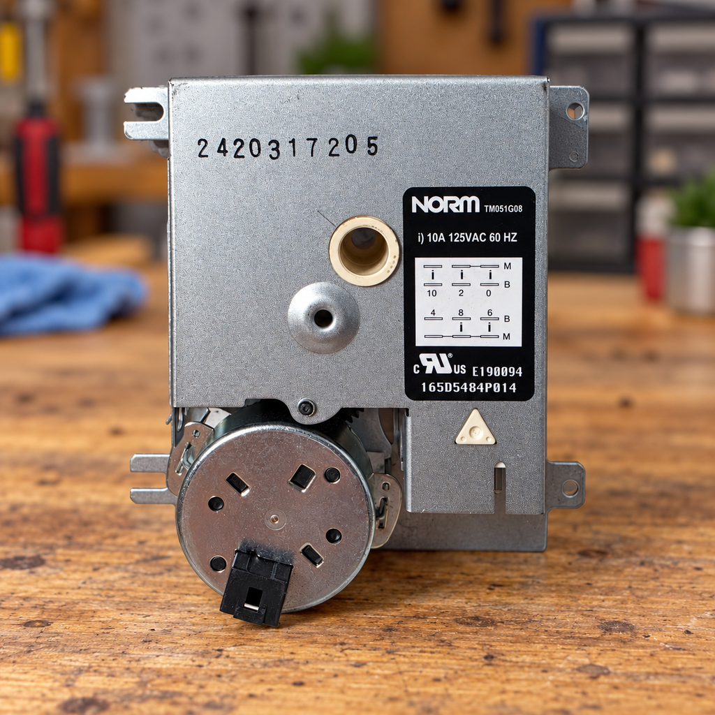 GE WD21X10474 dishwasher timer in workbench lifestyle setting, disconnected