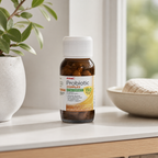 Styled lifestyle image of GNC Probiotic Complex Extra Strength on a wellness shelf