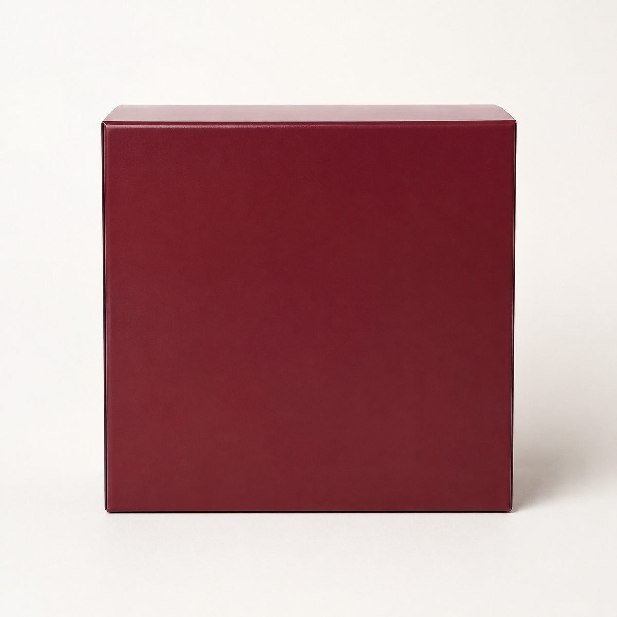 Goliath Smack 'N Snack — AI-generated studio context with a blank rear-facing burgundy box; actual Smack 'N Snack package is image 1.