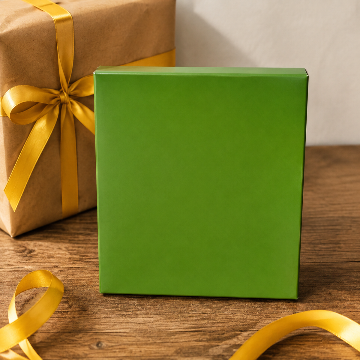 AI-generated gift context featuring a blank grass-green game box with no copied packaging; not the exact item. Review image 1 for the genuine stocked Goliath Trash Stash game.